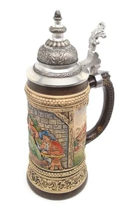 Egon Bay Beer Stein Limited Edition #1 /5000 W Germany Figural w Pewter Lid 10” - Picture 1 of 11