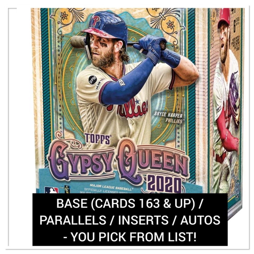 2020 Topps Gypsy Queen - Base (163+) / Parallels / Inserts / Autos - You Pick! - Image 1 of 1