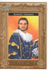 2023-24  UPPER DECK UD PORTRAITS # P-1 ROBERT THOMAS BLUES ST LOUIS