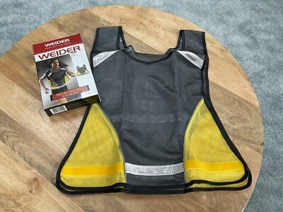 Weider Reflective Safety Vest ~Running/Jogging/Bicycling~Outdoor Visibility ~New - Image 1 of 4