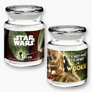 Tarro de vidrio estilo boticario Star Wars Not Wise To Upset A Wookie NUEVO - Imagen 1 de 1