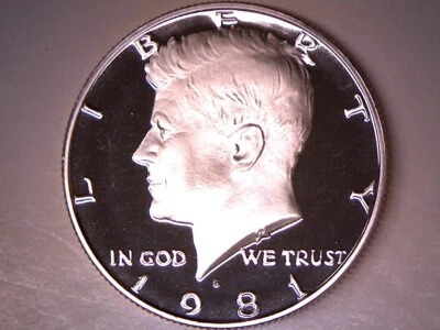 1981 S **PROOF** KENNEDY HALF DOLLAR **FREE SHIPPING** - Image 1 of 2