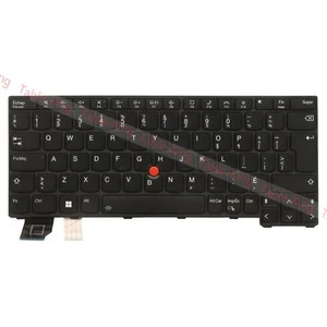 Canadian French Backlit Keyboard for Thinkpad L13 Yoga Gen4 21FJ 21FK 21FR 21FS - Afbeelding 1 van 3