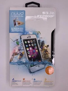 Lifeproof Nuud Only iPhone 6 Plus Screenless Technology White Grey - Picture 1 of 8