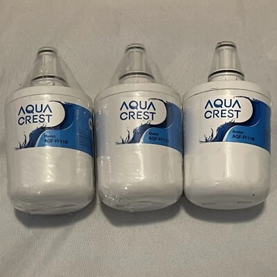 3-Pack Aqua Crest Refrigerator Water Filter AQF-FF11B New Sealed Samsung - Image 1 of 4