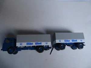Wiking 1:87 Man Büssing Flatbed Truck Elbe Fruit - Picture 1 of 4