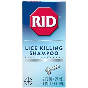 RID Lice Killing Shampoo w/ Comb Proven & Effective Lice Treatment 2 Oz - Picture 1 of 1