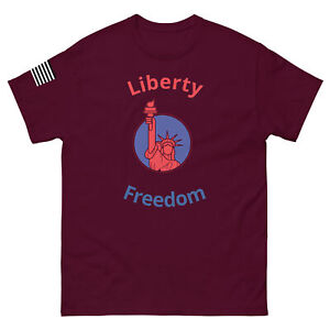 Liberty & Freedom  1776 M W T-shirts America