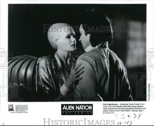 1990 Press Photo Terri Treas and Gary Graham star in "Alien Nation The Series"