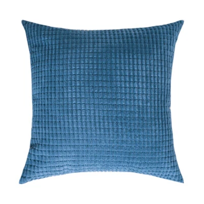 Capa de almofada de veludo cor sólida xadrez de carro HT23101 - Imagem 1 de 4