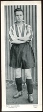 Trade Card, Topical Times,FOOTBALLERS,1935,250 x 95,Patsy Gallacher,Sunderland,2