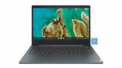 Lenovo IdeaPad 3 14" (64GB eMMC, Intel Celeron N4020, 1.1 GHz, 4GB RAM) - Chrome - Image 1 of 4