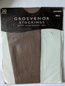 Vintage ARISTOC GROSVENOR Stockings 30 Den Gentle Smoke Size small - Picture 1 of 2