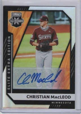 CHRISTIAN MACLEOD  2021 Panini Elite Extra Edition #159 Minnesota Twins - Image 1 of 2