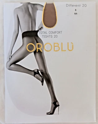 Medias OROBLU Diferentes 20 Denier Sun Nude Total Comfort Talla Pequeña NUEVAS Foto 1 de 4