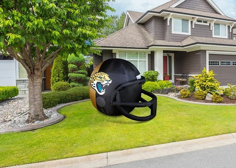 Jacksonville Jaguars Team Inflatable Lawn Helmet-NFL Lawn Football Helmet Cover