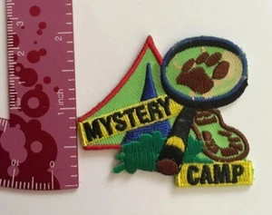 New- Girl Scouts Mystery Camp Patch - Picture 1 of 2