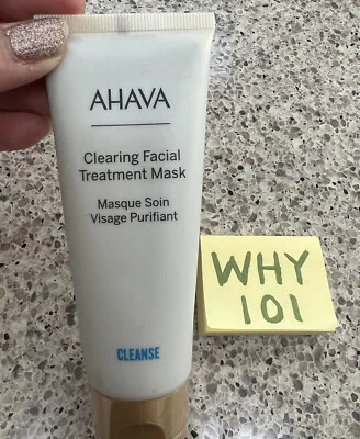 Máscara de tratamiento facial limpiadora AHAVA LIMPIEZA 2,5 oz/75 ml TALLA COMPLETA NUEVA SELLADA $34 Foto 1 de 4