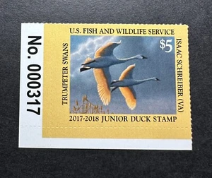 WTDstamps - #JDS25 2017 - Placa# - Sello de pato junior - Como nuevo OG NH - Imagen 1 de 2