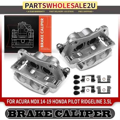 2x Pinzas de freno de disco delanteras izquierda y derecha para Honda Pilot Ridgeline Acura MDX  Foto 1 de 4