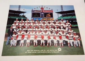 Vintage Chicago White Sox 1984 Chrysler Dealer Promo Color Team Photo 11 x 8 NEW - Picture 1 of 2