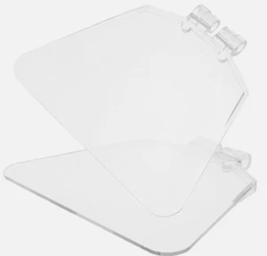 2 x Replacement Transparent Guard Bench Grinder Eye Protection Safety Shields - Picture 1 of 4
