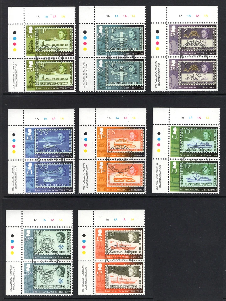 M5478 Territorio Antártico Británico 2013 SG596/611 - Pares de estampillas de aniversario Foto 1 de 2