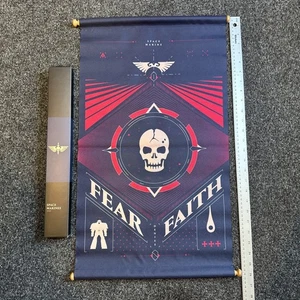 Warhammer 40K Space Marines Banner Flagge Games Workshop Promo Man Cave Office 🟡 - Bild 1 von 4