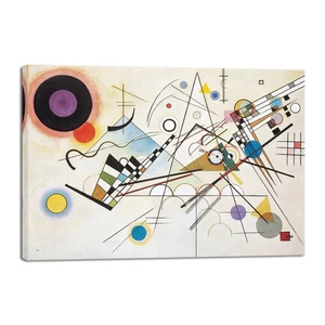 Wassily Kandinsky Composition VIII Picture Print of Famous Paintings Canvas - Picture 1 of 7