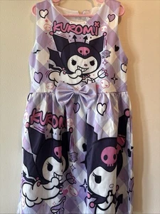 NEW Kuromi Purple Dress Girl Bow Tank Dress boutique Party size med/large - Picture 1 of 11