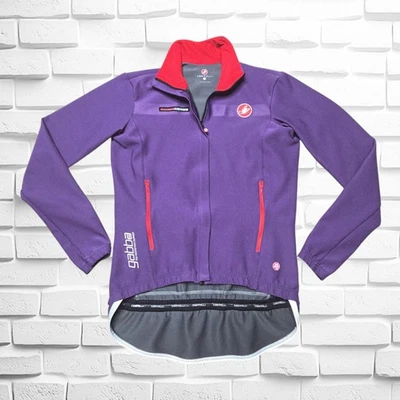 Chaqueta deportiva de ciclismo Castelli Rosso Corsa Gabba Windstopper para hombre pequeña púrpura Foto 1 de 4