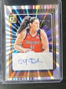 Panini Donruss WNBA 2025 Stefanie Dolson Signature Series Holo Lazer automático - Imagen 1 de 1
