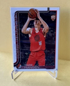 2025-26 Topps Series 1 Basketball Yang Hansen #216 (RC) Portland Trail Blazers - Bild 1 von 3