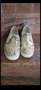 Paul Green Sneaker Schuhe Echt Leder Gold - Bild 1 von 4