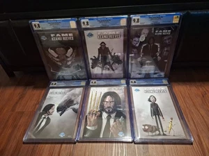 LIMITED TO 20 FAME KEANU REEVES JOHN WICK HOMAGE COVER CGC 9.8 MATCHING NUMBERS - Picture 1 of 13