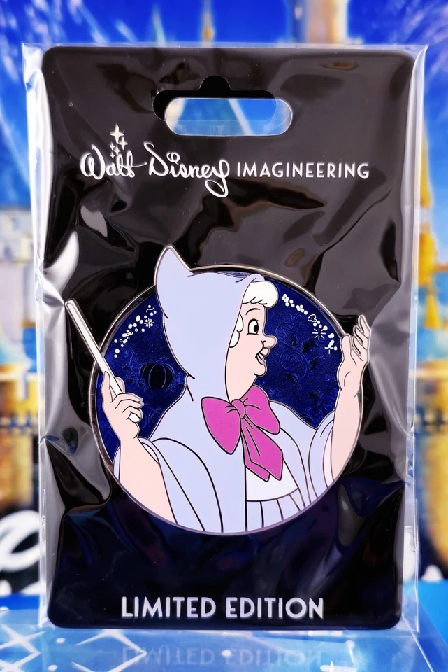 Disney WDI Heroes Pin - Fairy Godmother - LE 250 NEW Cinderella Hero Profile Foto 1 de 1