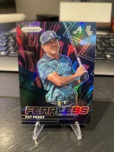 2024 Prizm Liv Golf Pat Perez  Fearless Black 1/1 True 1 Of 1 4-Aces - Picture 1 of 2