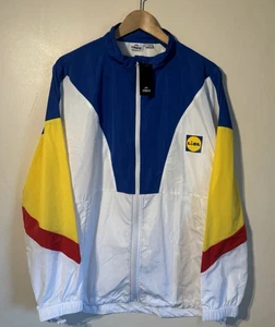 Lidl Shell Jacket White Lightweight Festival & Rave Size Large Soft Shell New - Picture 1 of 6