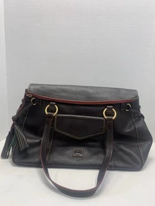 Borsa a tracolla grande Dooney And Bourke The Smith in pelle marrone con dust bag - Foto 1 di 18