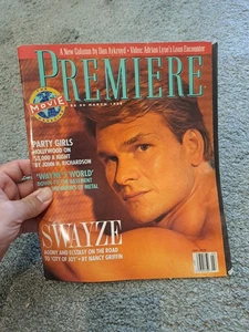 PREMIERE Magazine VTG Issue - March 1992 w/ Patrick Swayze • Marisa Tomei - Imagen 1 de 6