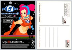 Continental Space Channel 5 Sega Dreamcast Postcard