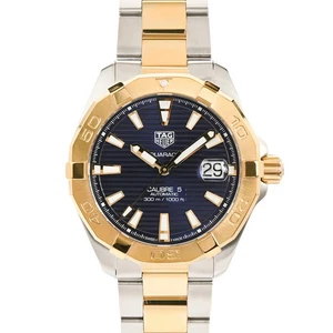 RELOJ TAG HEUER AQUARACER CALIBRE 5 WBD2120.BB0930 AUTOMÁTICO AZUL SS/GP HOMBRE - Imagen 1 de 8