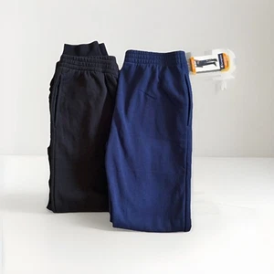 Champion Boys Elastic Waistband Logo Fleece Jogger Sz XL 18/20 Black or Blue - Picture 1 of 8