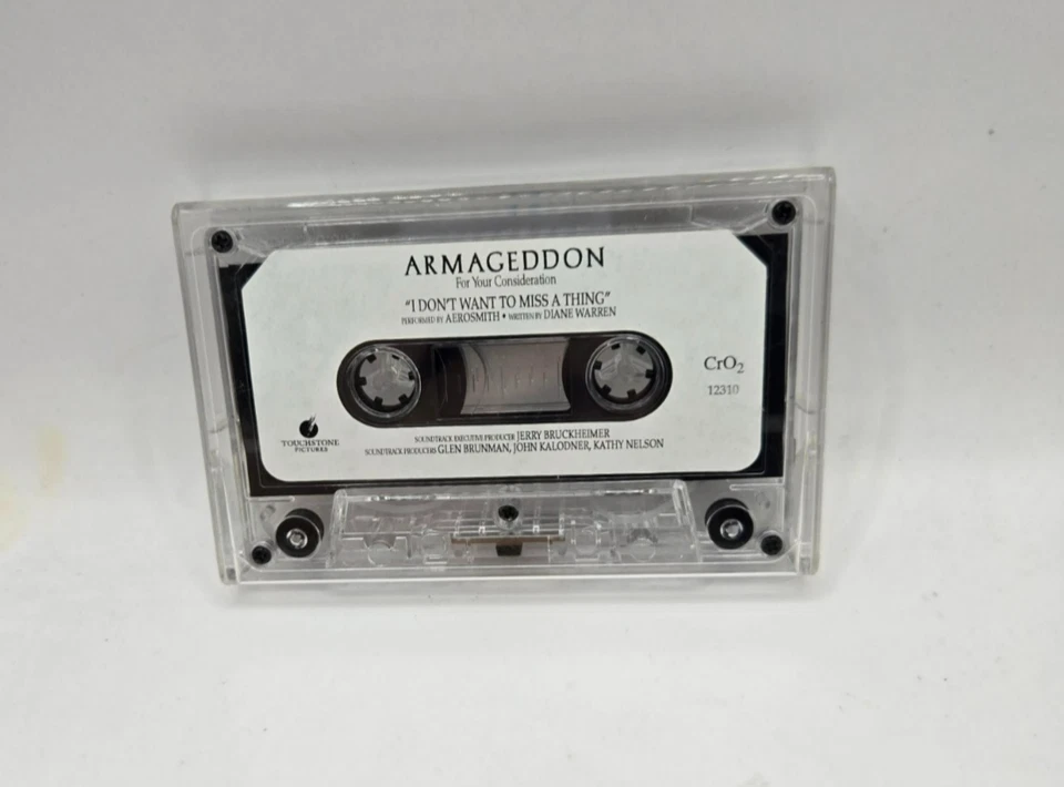 Aerosmith x Armageddon FYC Grammy Promo Cassette I Don't Want To Miss A Thing - Image 1 of 4
