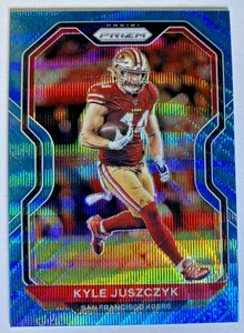 2020 Panini Prizm Kyle Juszczyk Blue Wave Prizm /199 #289 San Francisco 49ers - Bild 1 von 18