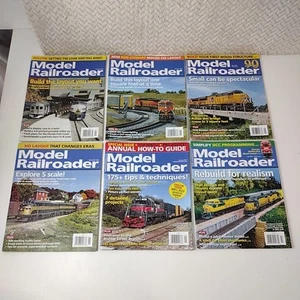 Model Railroader Magazine Lot 6 Issues 2023-2025 Train Layout Tips Guides HO S - Picture 1 of 22