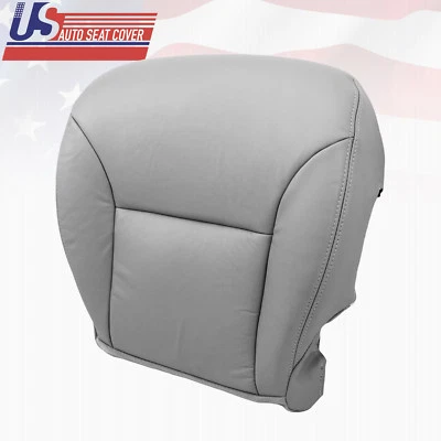 Fits 2002 - 2006 Lexus ES300 ES330 PASSENGER BOTTOM Leather Seat Cover Gray - Image 1 of 4