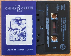 CHINA CRISIS - FLAUNT THE IMPERFECTION (VIRGIN OVEDC272) UK CASSETTE REISSUE - Picture 1 of 3