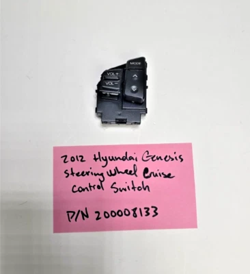 INTERRUPTOR RADIO CONTROL VOLANTE HYUNDAI GENESIS 10-12 200008133 OEM Foto 1 de 4