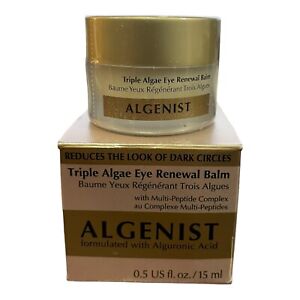 ALGENIST TRIPLE ALGAE EYE CREAMRENEWAL BALM  0.5oz/15ml Sealed